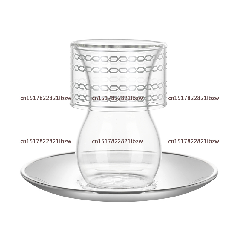 Coffee Tea Sugar Set - 2025 Deluxe verzilverd theeservies met theekopjes