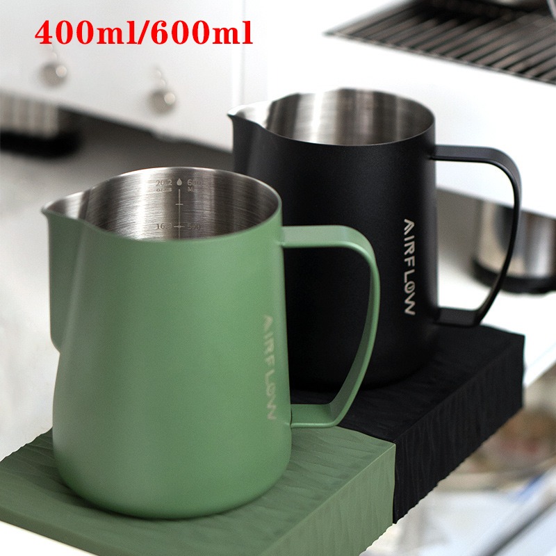 Barista Milk Jug - 400 ml/600 ml Rvs Koffie Latte