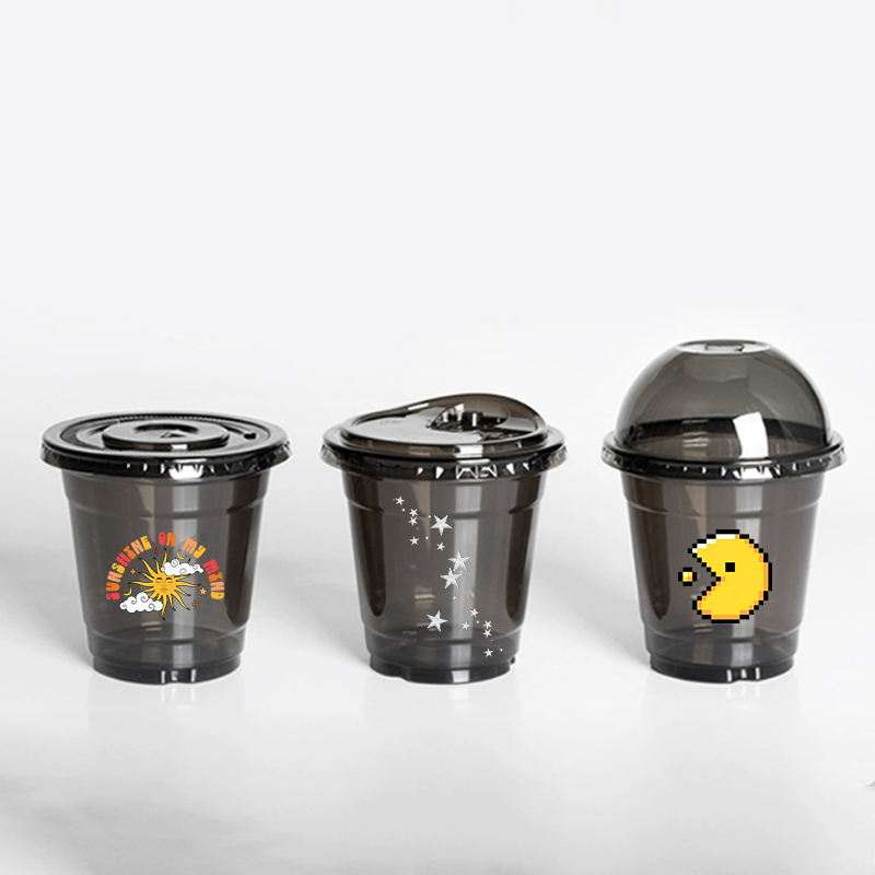 Coffee Tea For Plants - Logo Wegwerp transparante koffiekopjes voor huisdieren,