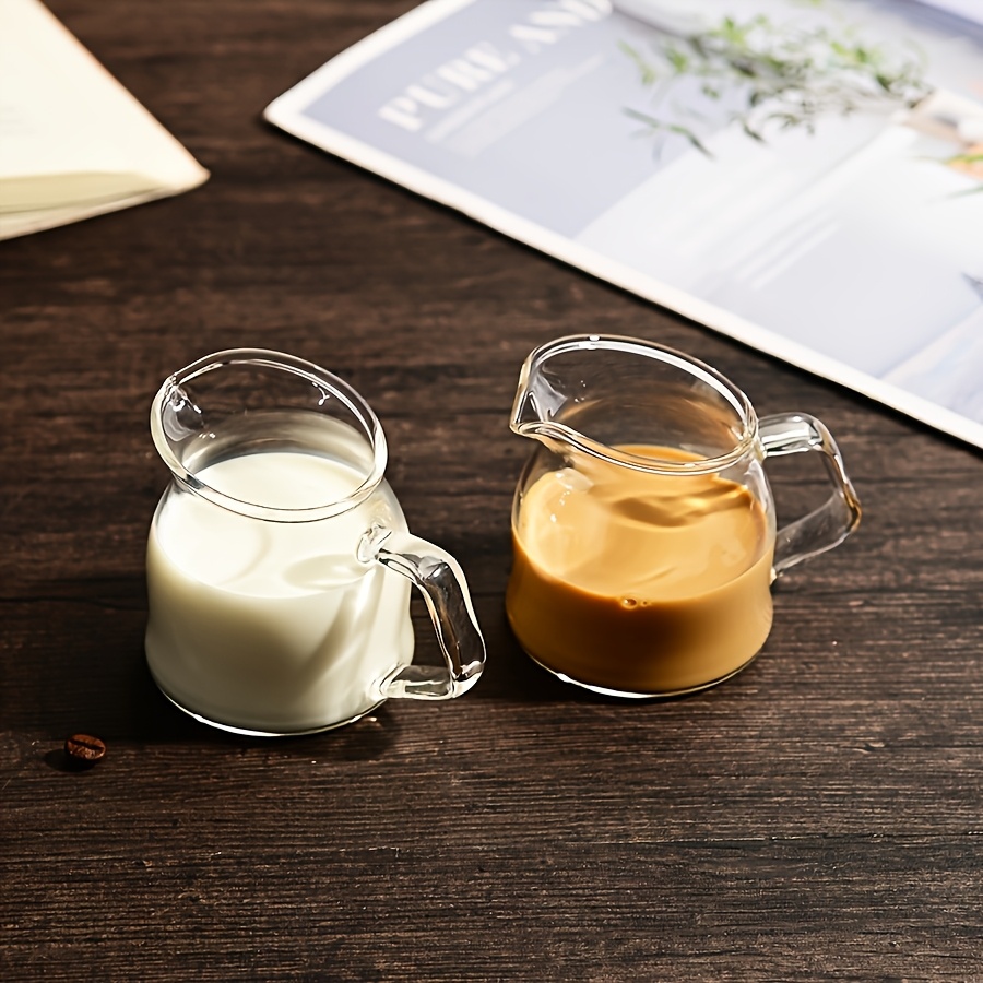 Barista Milk Jug - 2 stuks mini glazen espressokopje creamer