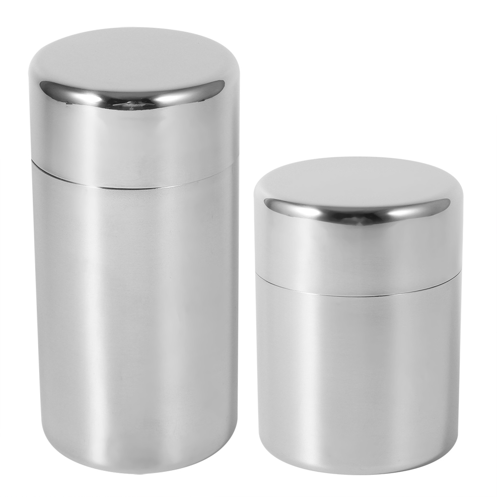 Coffee Tea Sugar Set - Roestvrijstalen Theeblaadjes Canisters Thuis Keukenbussen Voor