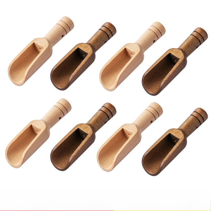 Coffee Tea Spoon - 5 stuks Japanse mini houten lepels,