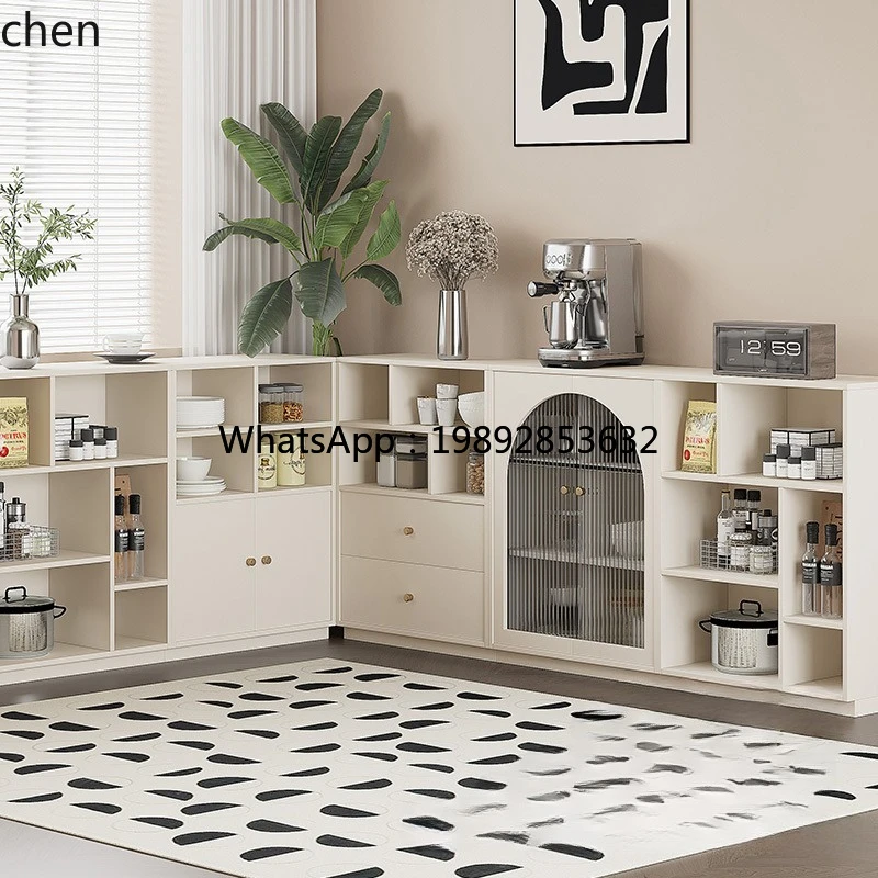 Coffee & Tea Garden Lincoln Menu - i7 Cream Wind Combinatie Eettafel Zijkast