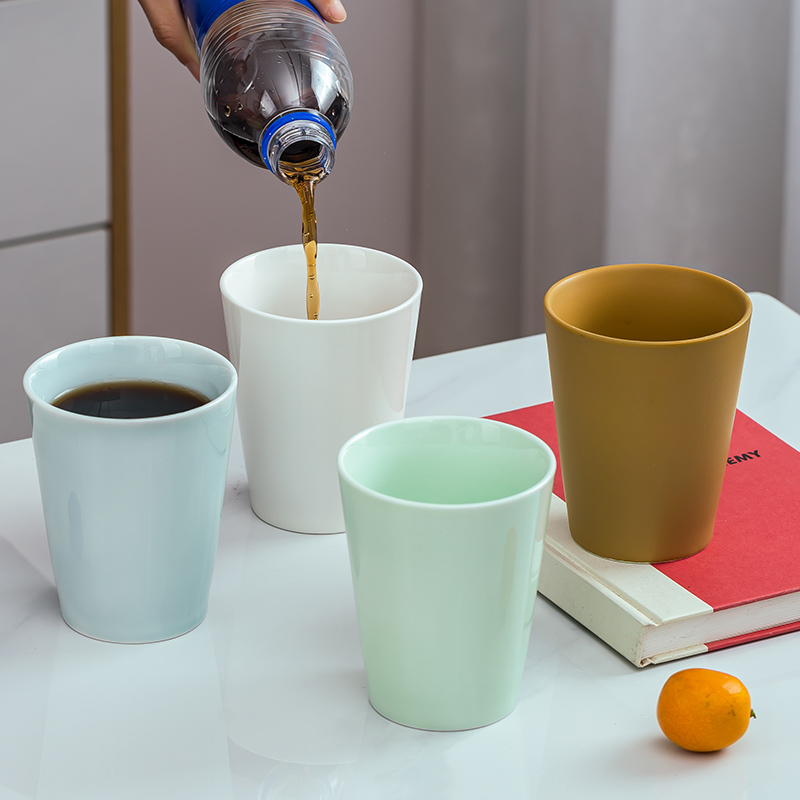 Water Tea And Coffee - Grote keramische biermok, koffiekop, geschikt voor