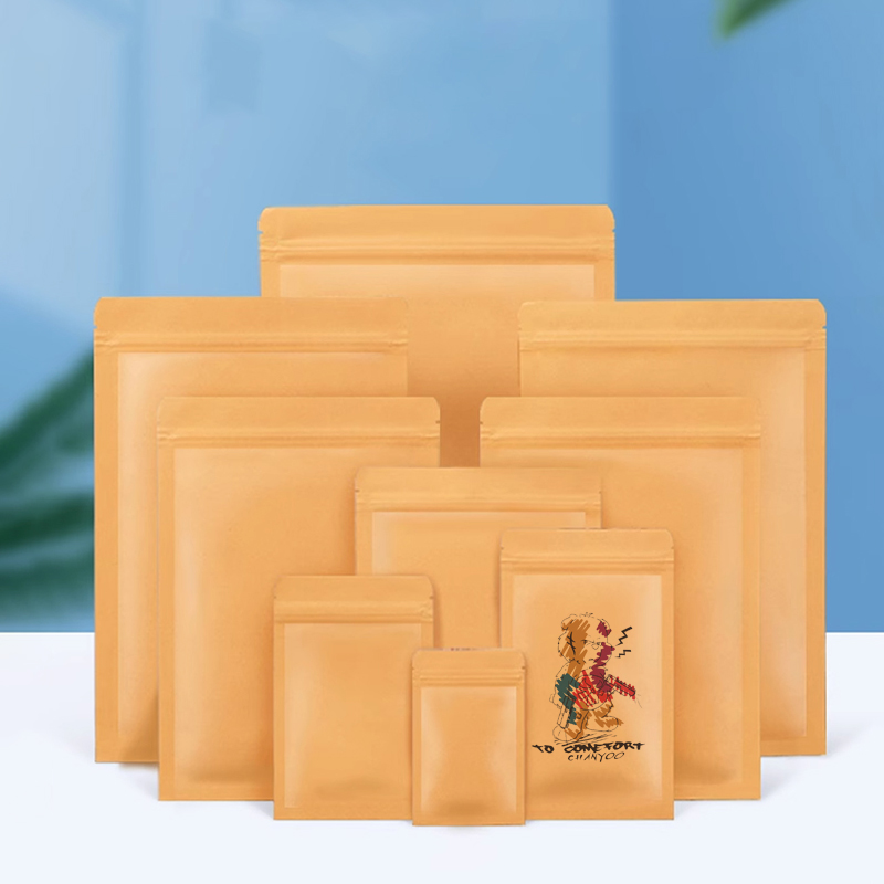Coffee Tea For Plants - Aangepaste print, Kraftpapieren zak met ritssluiting,