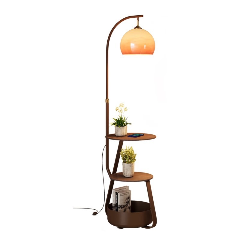 Coffee & Tea Garden Lincoln Menu - Vloerlamp, antiek nachtkastje voor de slaapkamer,