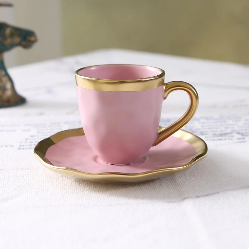 Coffee Tea Sugar Set - Italiaanse gekleurde geglazuurde keramische kleine koffiekop