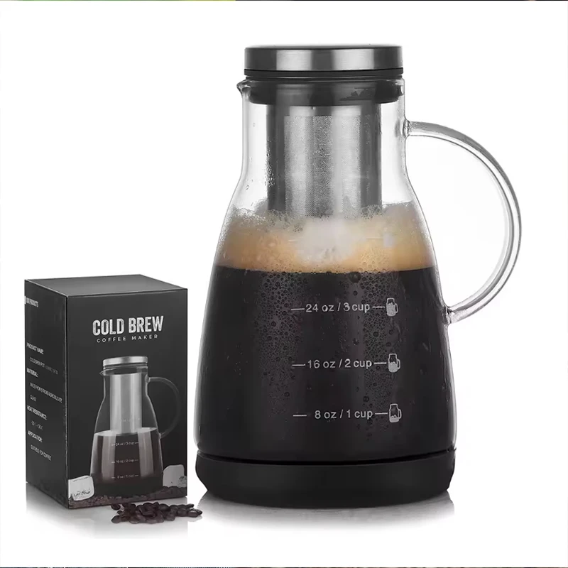 Coffee Tea Pots - 960ml Espresso Ice Drip Maker Glazen