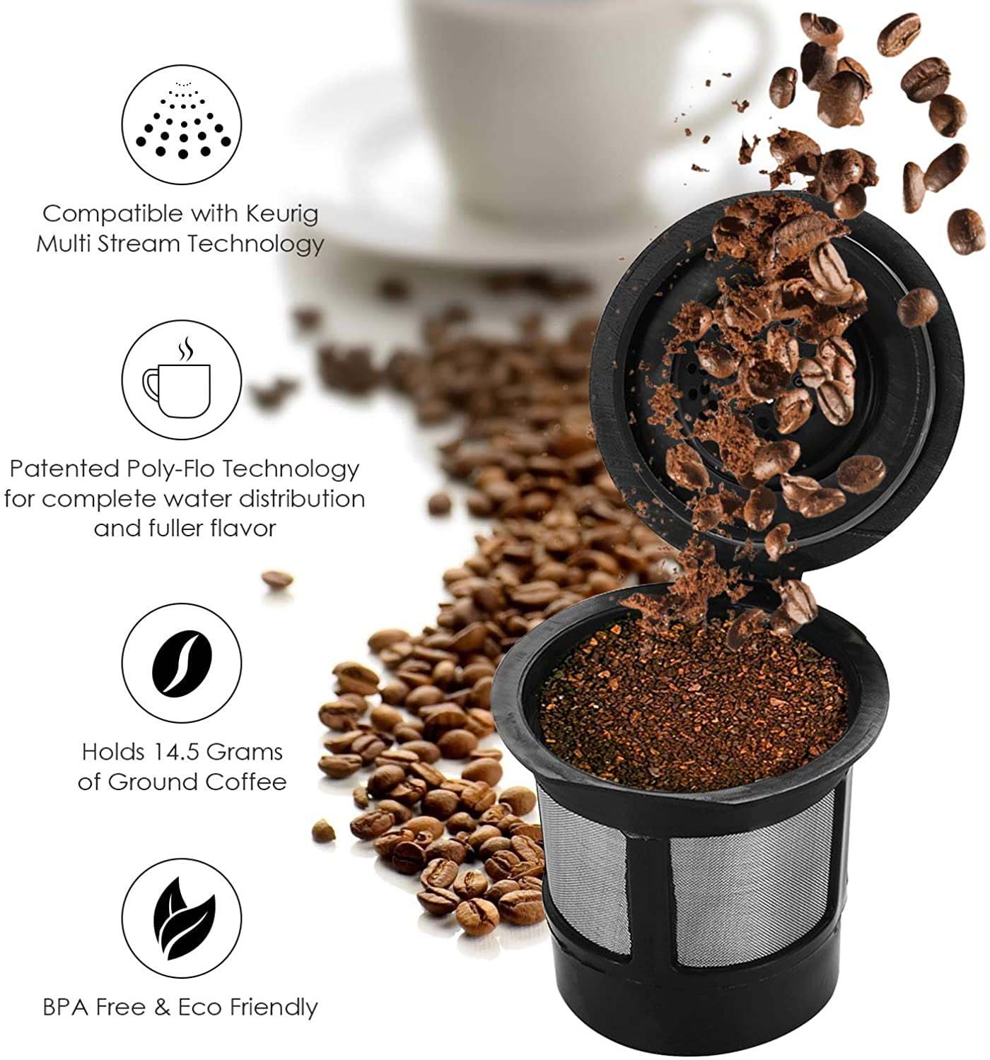 Herbruikbare koffiepads, hervu - Coffee Tea Spoon recensie en prijs