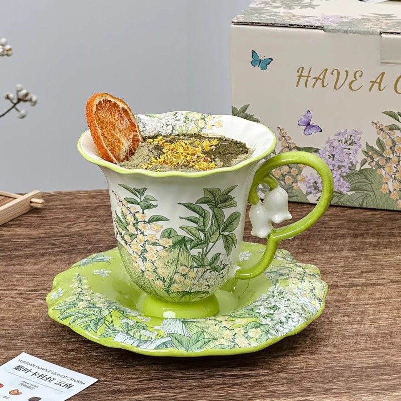 Lelietje-van-dalen bloeiende a - Coffee Tea Sugar Set recensie en prijs