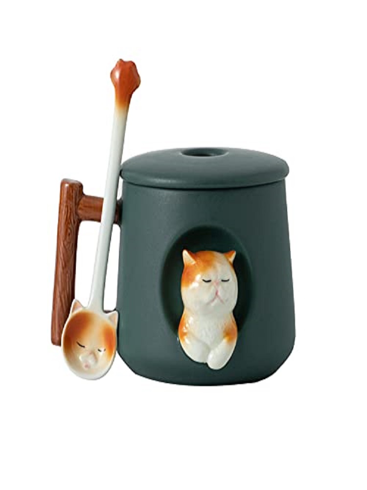 Schattige 3D keramische katten - Coffee Tea Spoon recensie en prijs