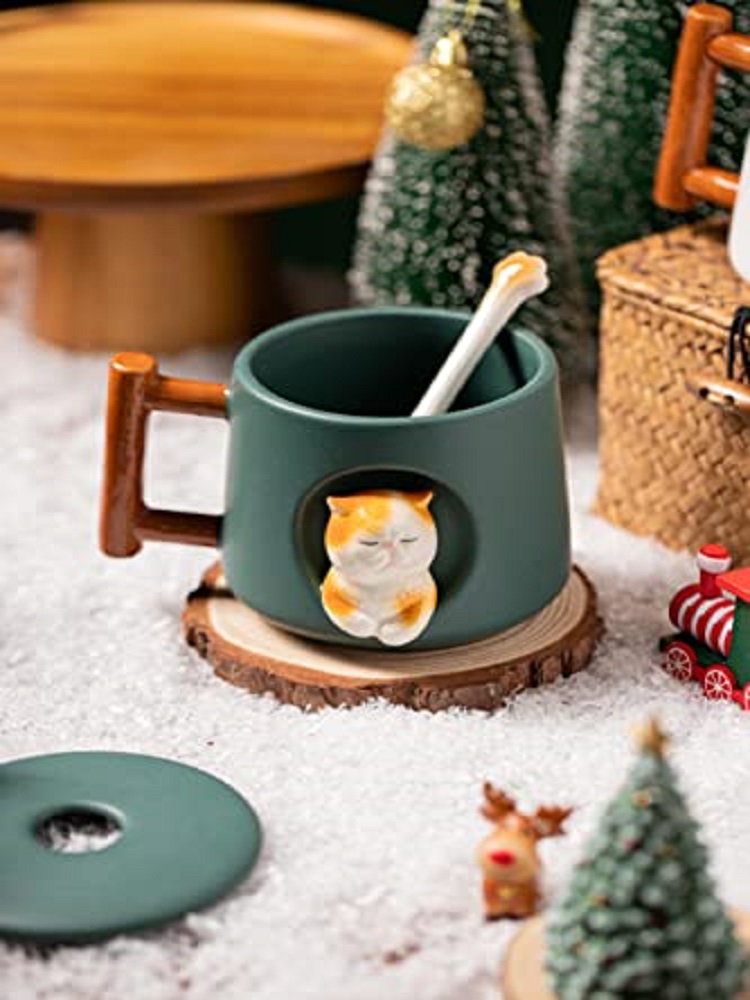 Schattige 3D keramische katten - Coffee Tea Spoon recensie en prijs