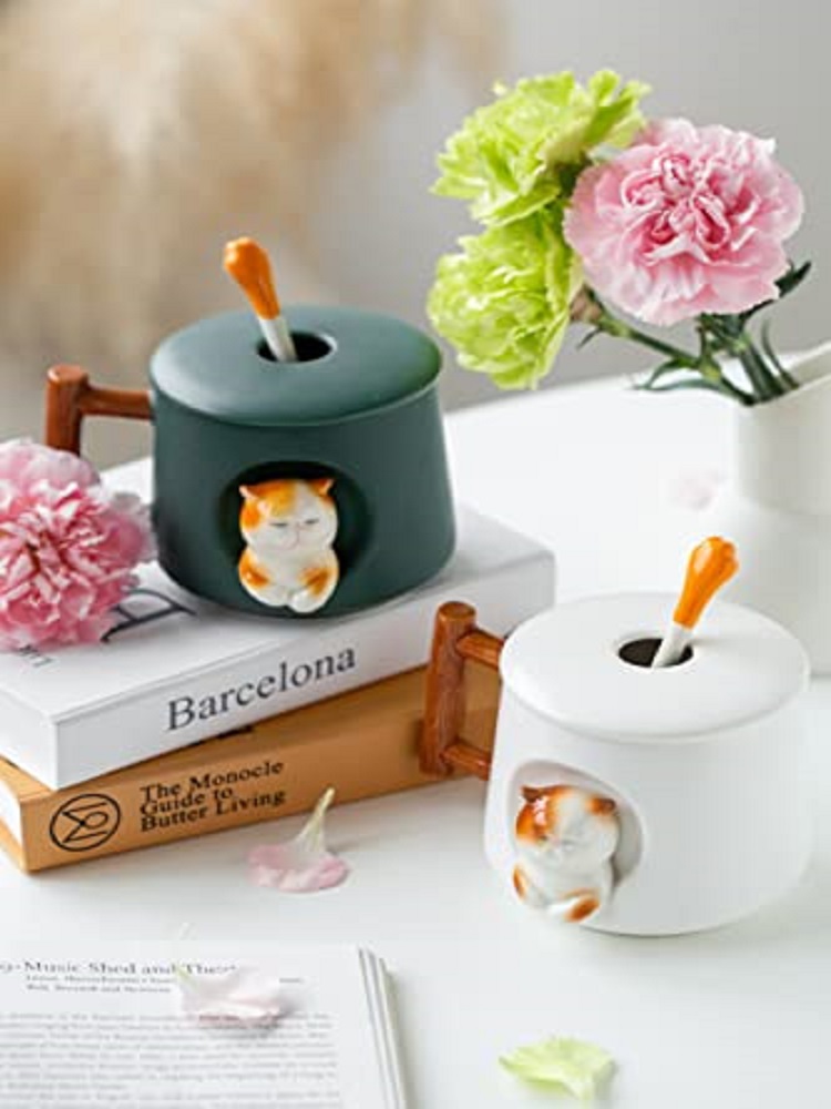 Schattige 3D keramische katten - Coffee Tea Spoon recensie en prijs