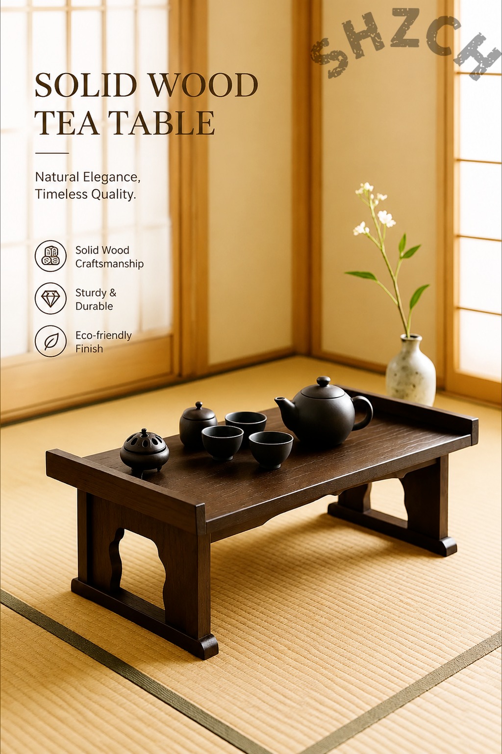 Inklapbare lage houten theetaf - Coffee Tea Or recensie en prijs