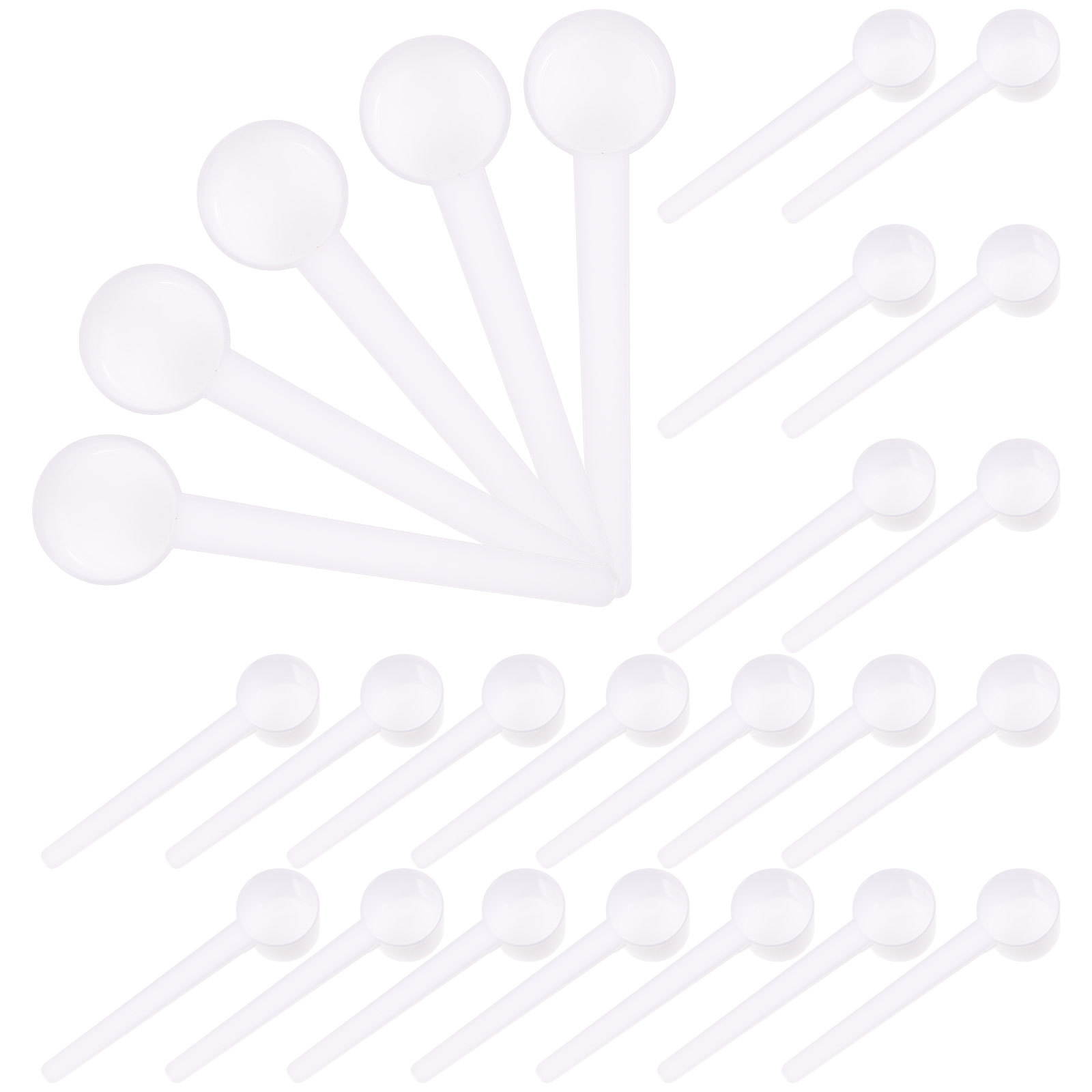 100 Stuks 5G Plastic Maatlepel - Coffee Tea Spoon recensie en prijs