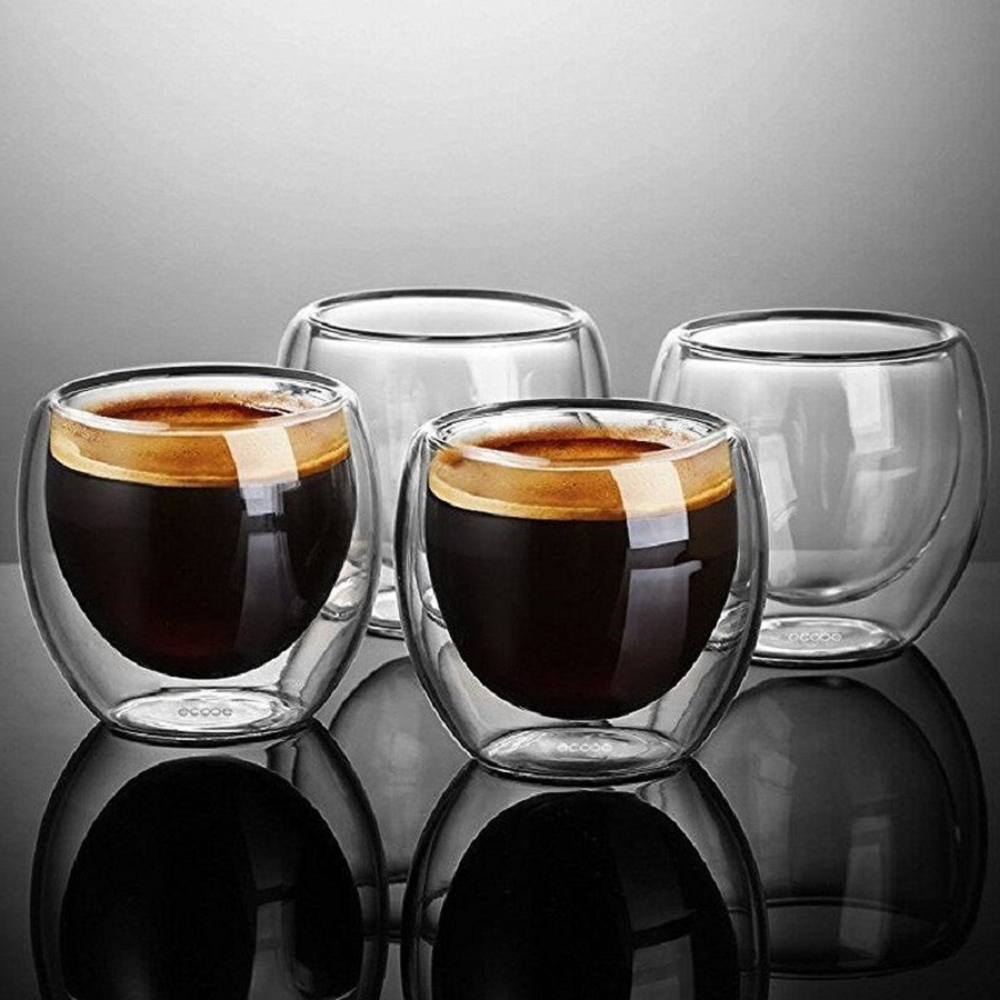 Dubbelwandige glazen koffiemok - Coffee Tea Sugar Set recensie en prijs