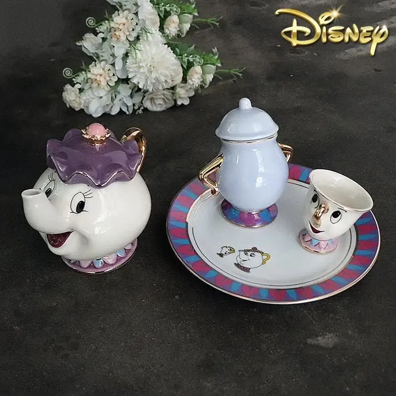Hete theepot cartoon Belle en  - Coffee Tea Sugar Set recensie en prijs