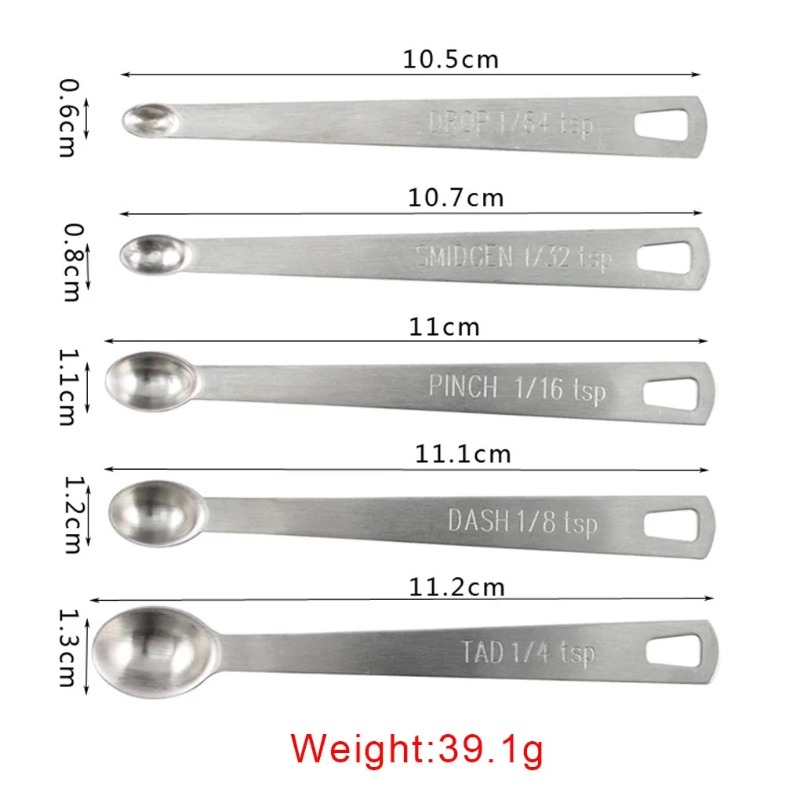 5 stks/set kleine maatlepel ro - Coffee Tea Spoon recensie en prijs