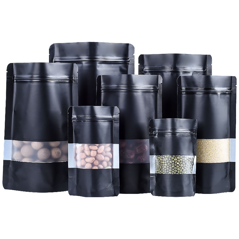 100PCS Stand-up Mat Zwart Alum - Coffee Tea In Chinese recensie en prijs