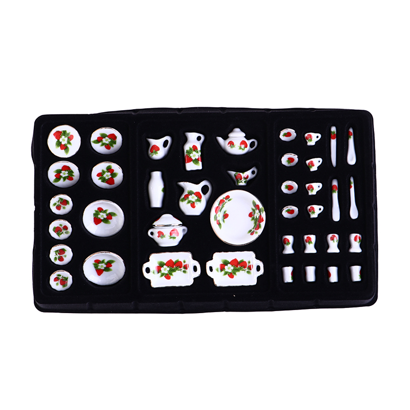 1 Set 1:12 Miniatuur Poppenhui - Coffee Tea Sugar Set recensie en prijs