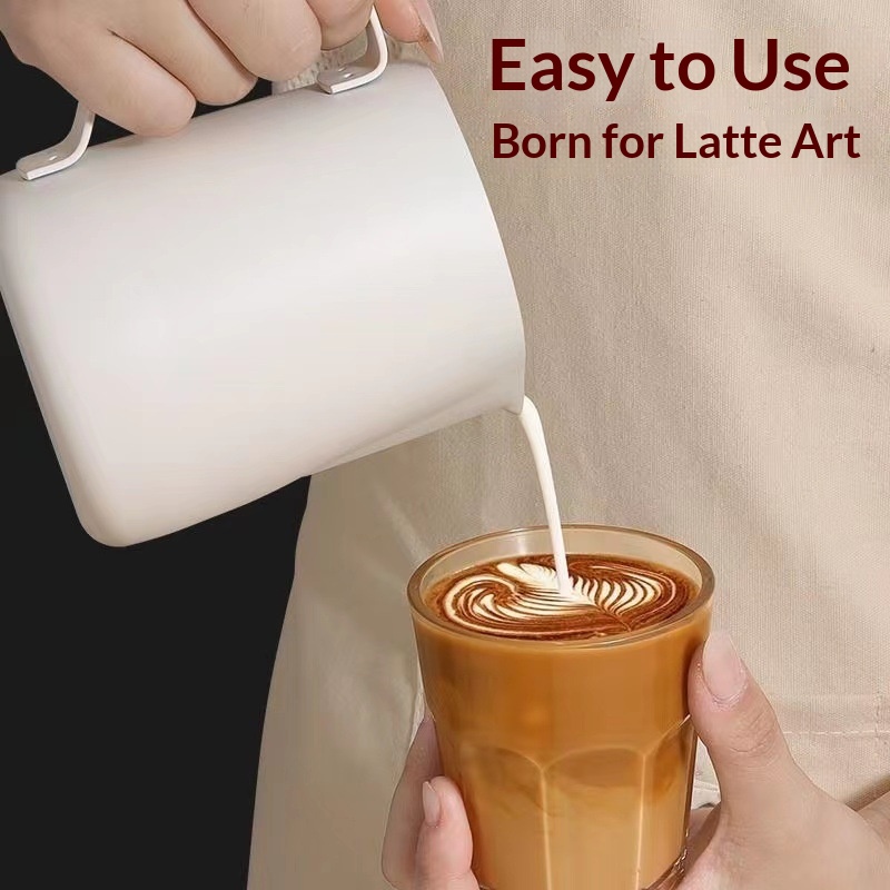 Koffie Melk Opschuimkan 350/60 - Barista Milk Jug recensie en prijs