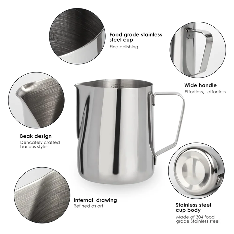 Melkopschuimkan 350/600 ml 304 - Barista Milk Jug recensie en prijs