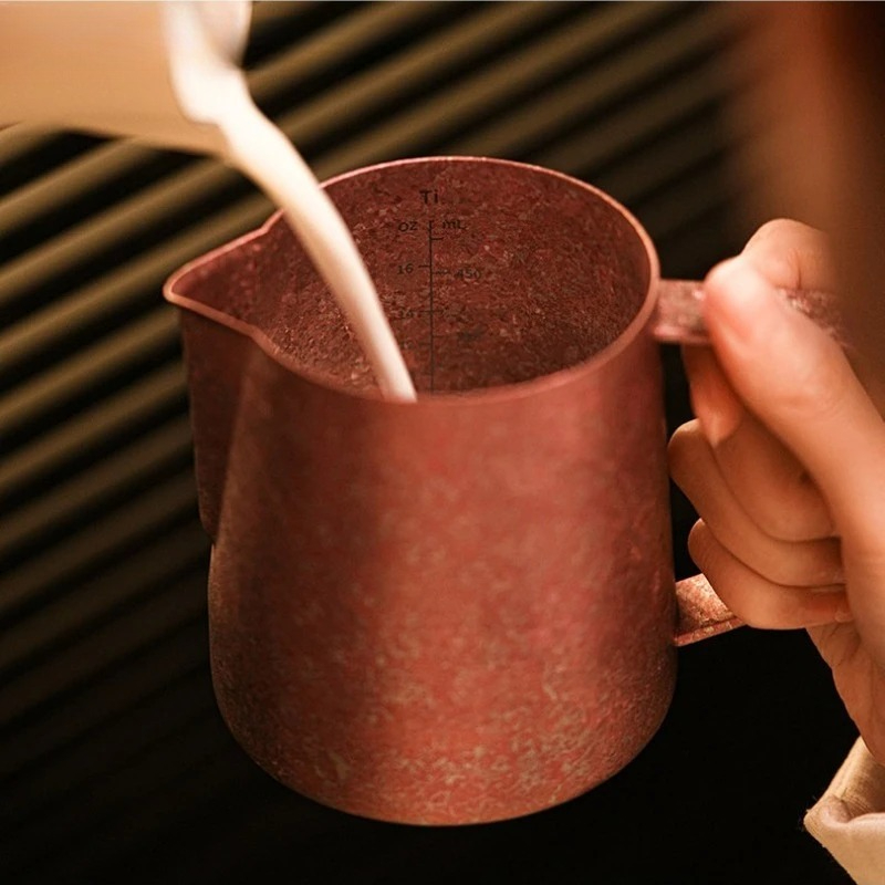 JUSTINLAU 600ml Pure Titanium  - Barista Milk Jug recensie en prijs