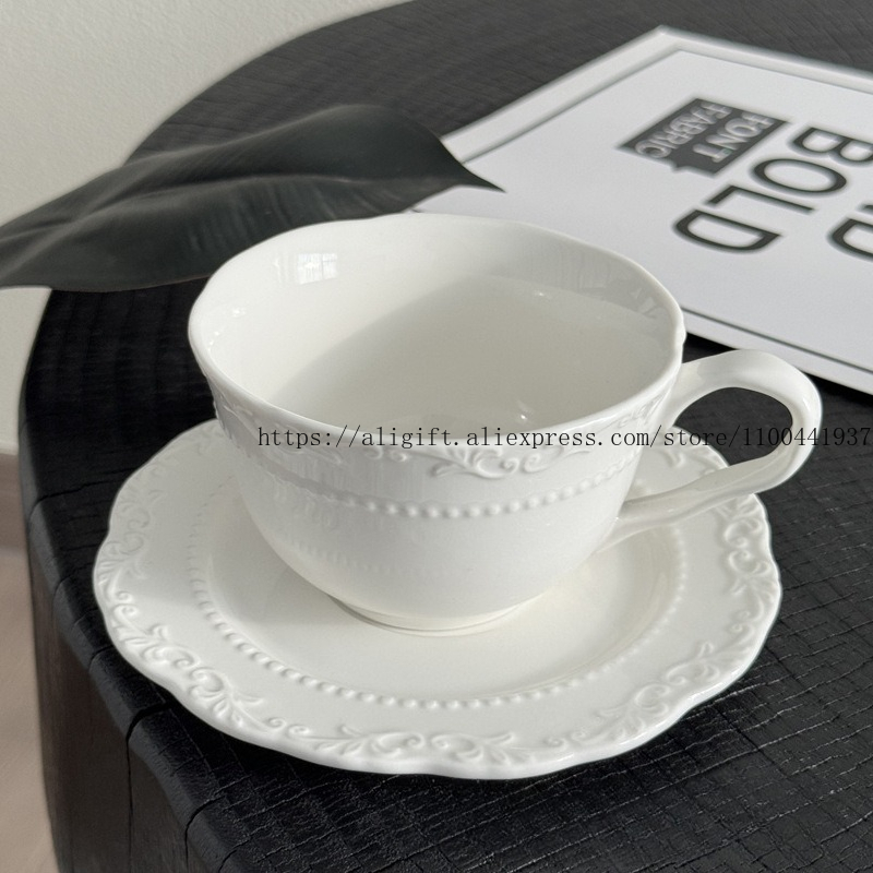 Franse lichte luxe reliëf bloe - Coffee Tea Sugar Set recensie en prijs