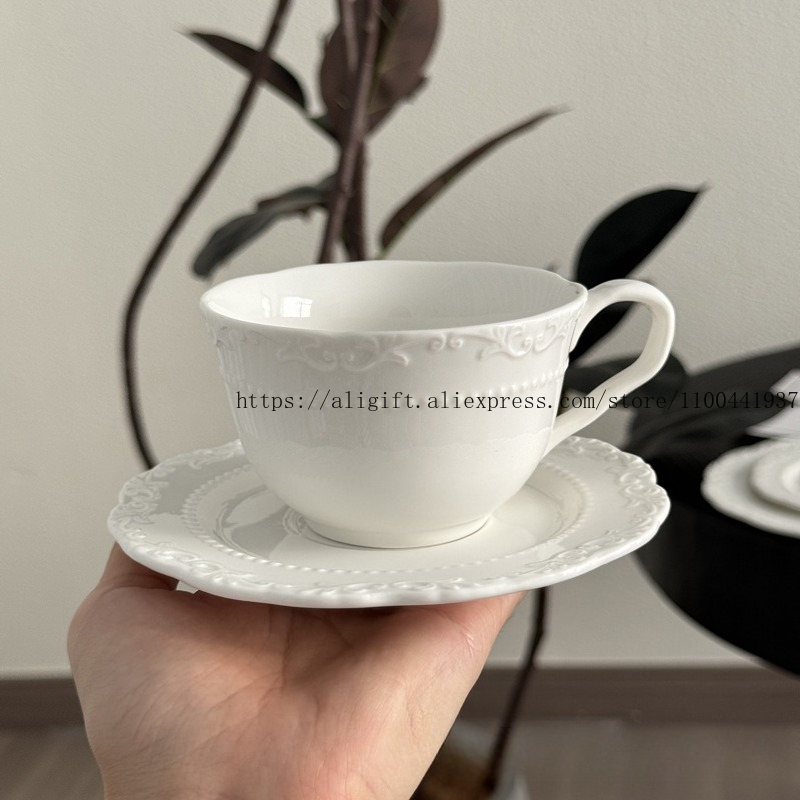 Franse lichte luxe reliëf bloe - Coffee Tea Sugar Set recensie en prijs