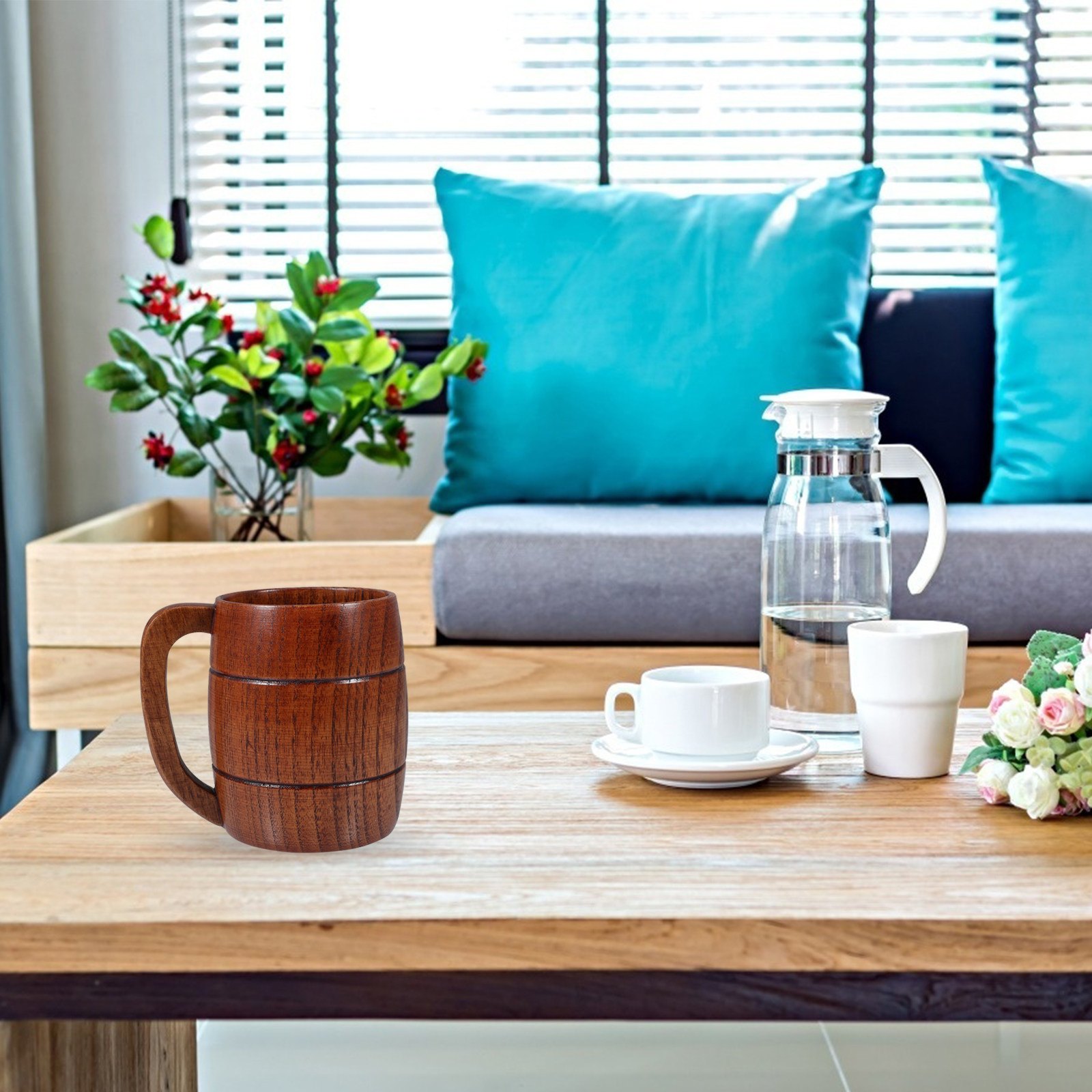 Houten bierkoffiemok Waterbeke - Water Tea And Coffee recensie en prijs