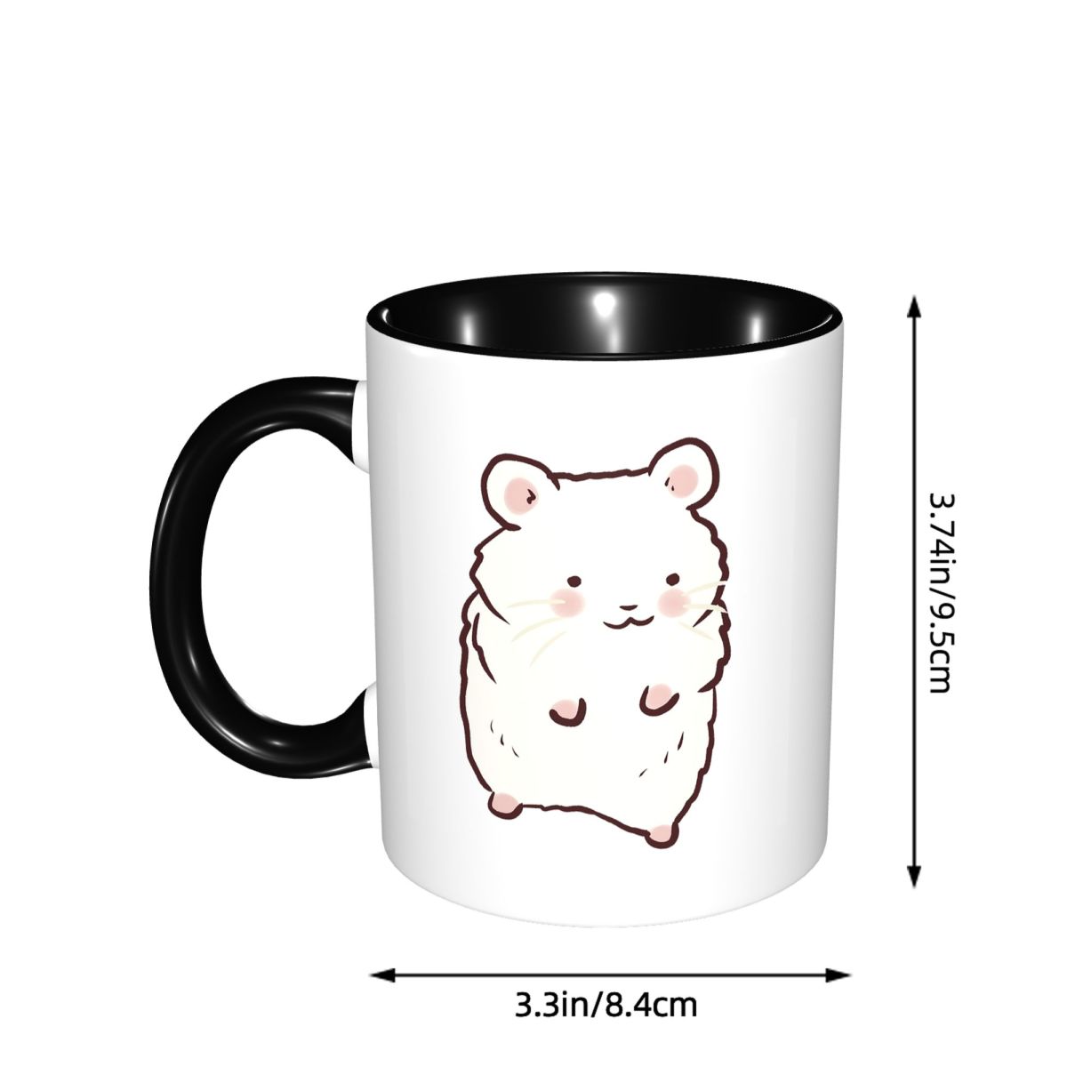 Leuke hamster tekening mok gra - Draw Coffee And Tea recensie en prijs