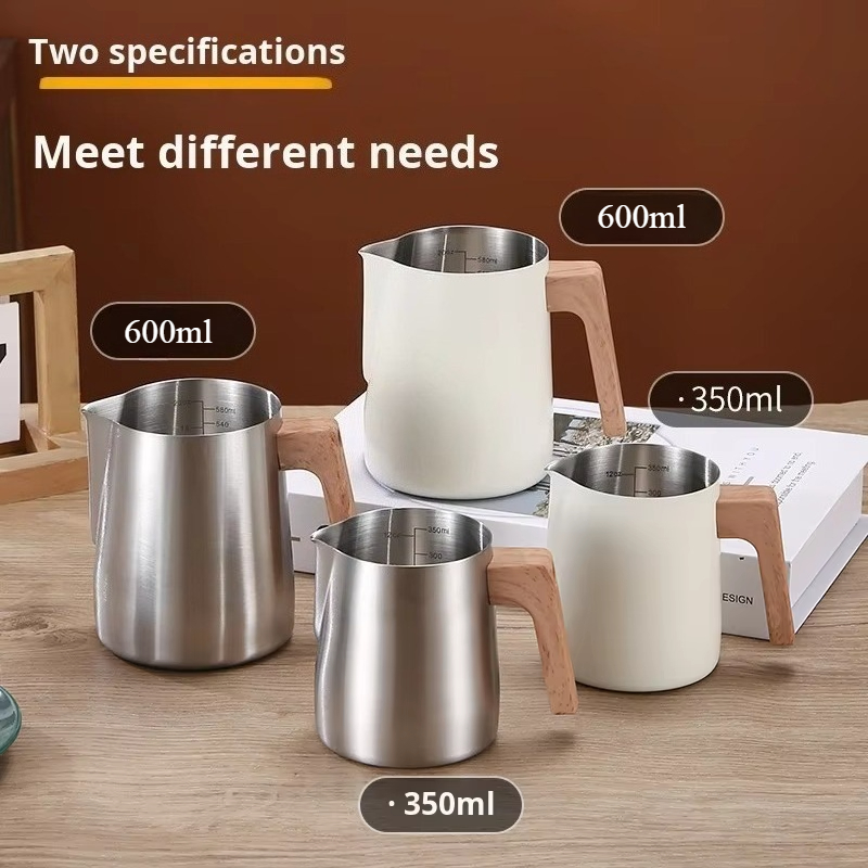 Koffiemelkopschuimerkan 304 ro - Barista Milk Jug recensie en prijs