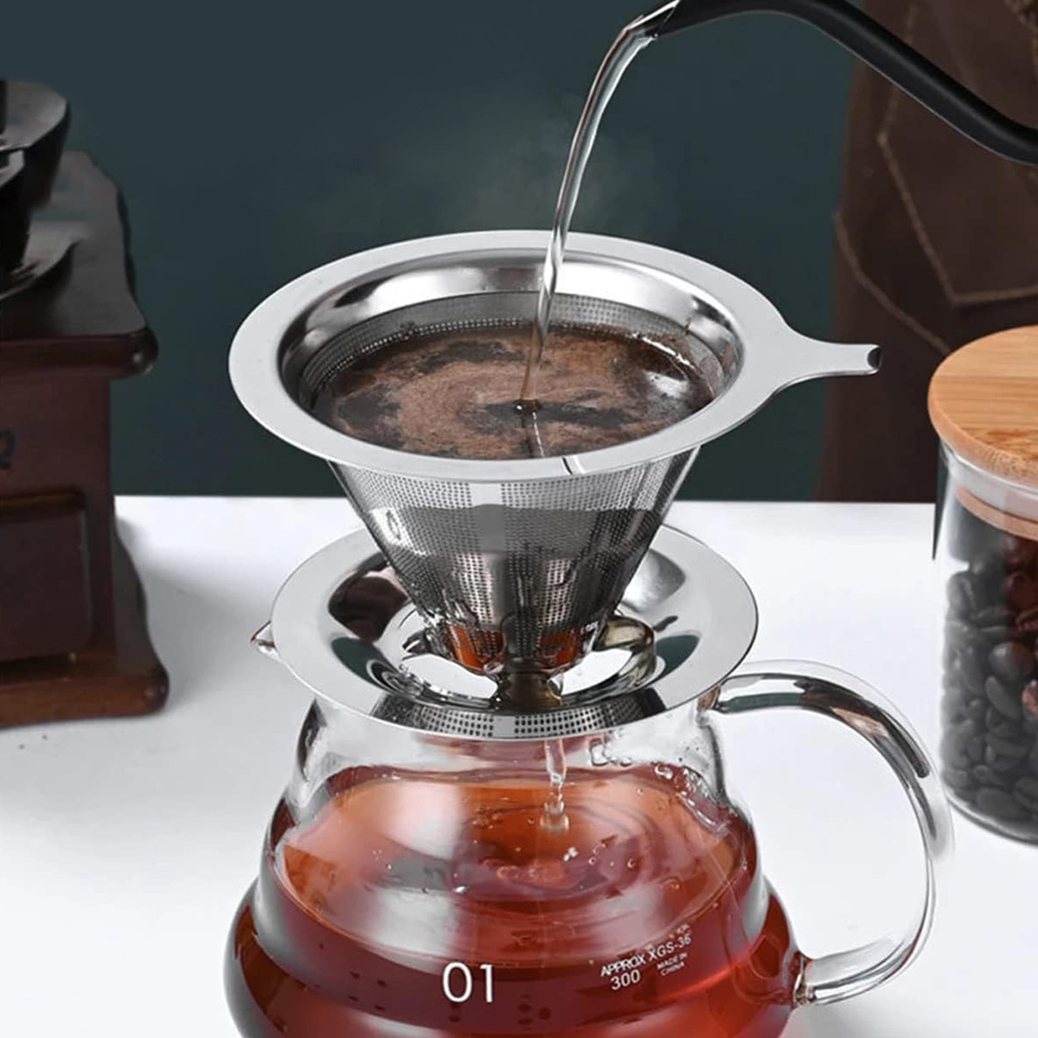 Herbruikbare koffiefilterhoude - Dispenser Coffee And Tea recensie en prijs