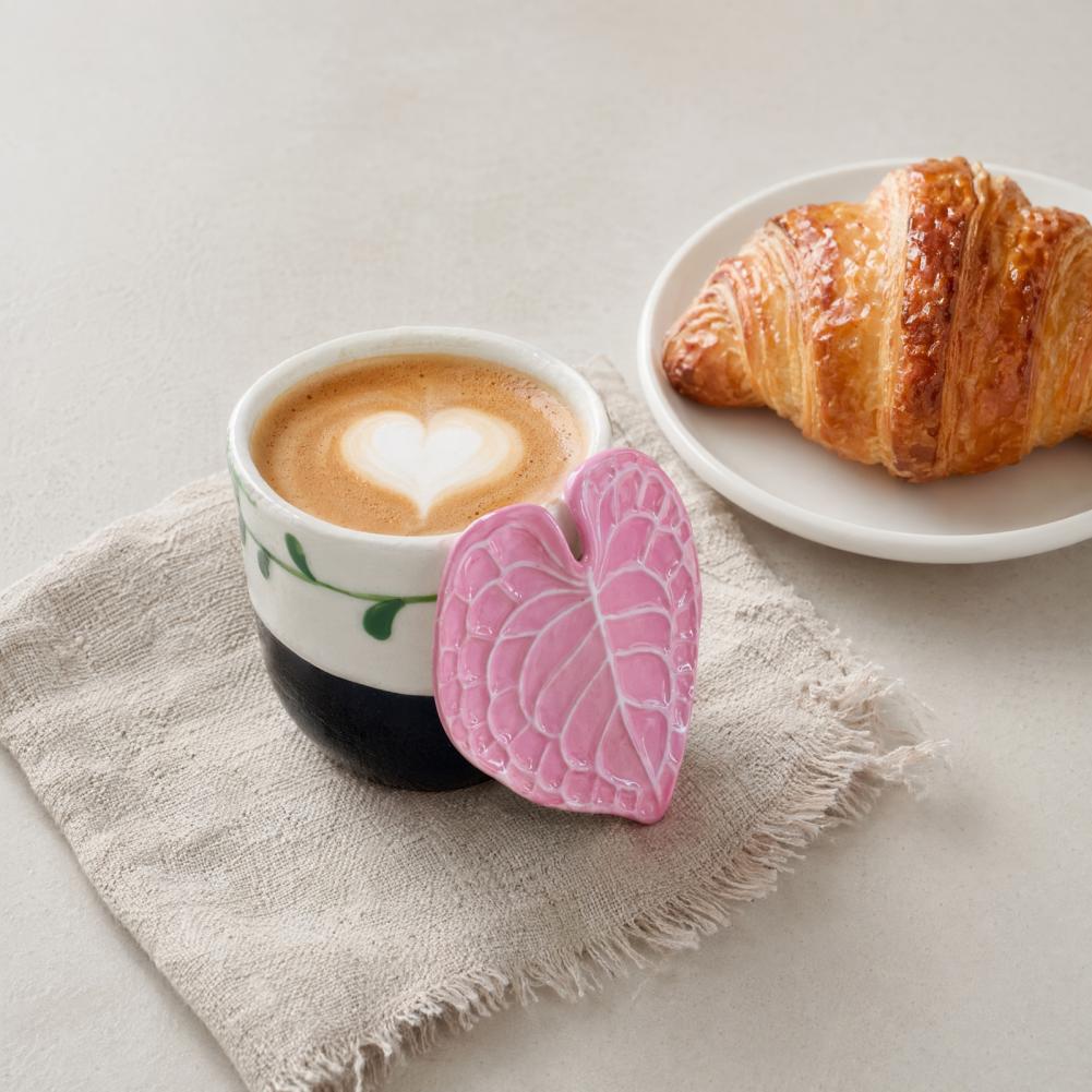 Keramische koffiemok met 3D bl - Coffee Tea For Plants recensie en prijs