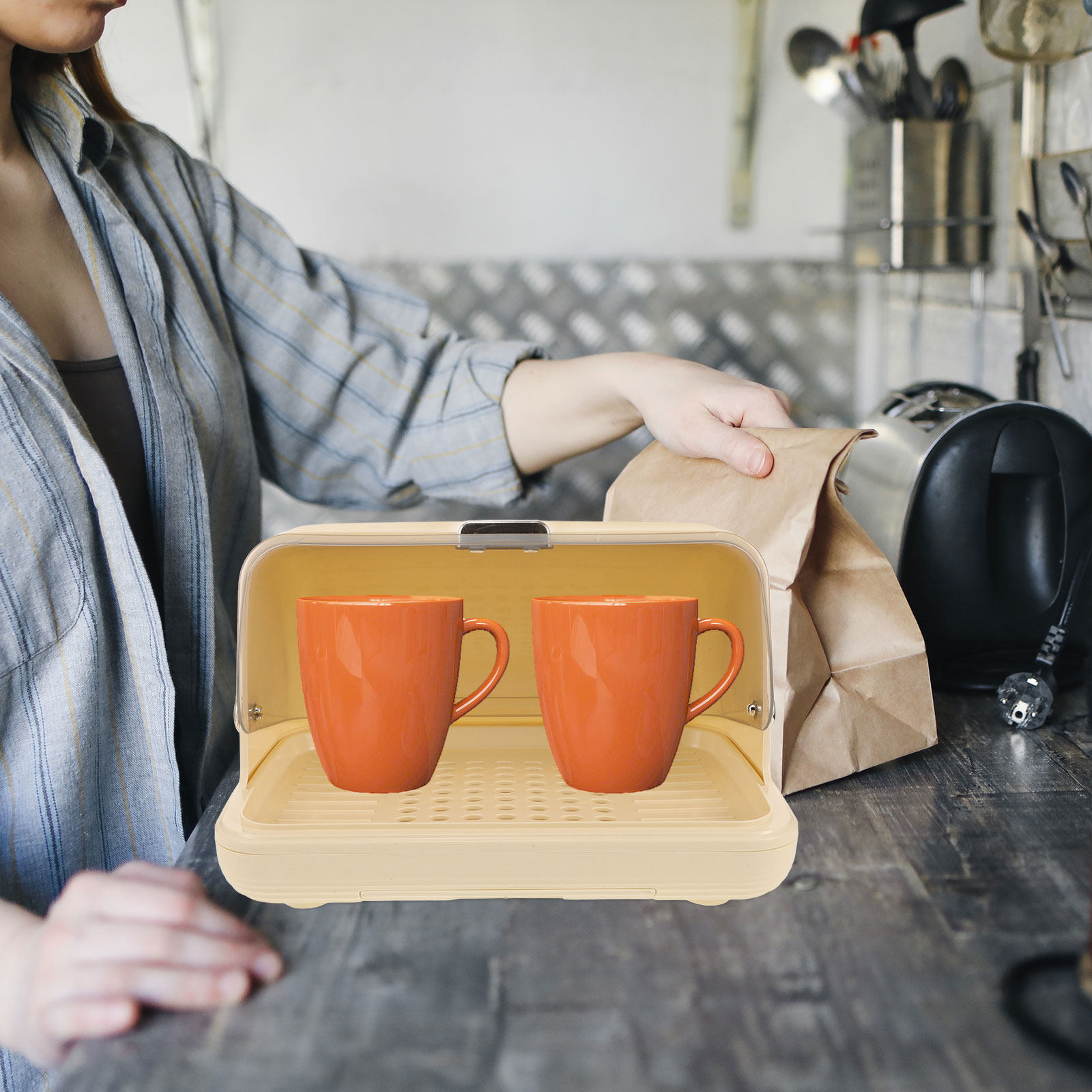 Bekeropbergdoos voor op het bu - Coffee Tea Organizer recensie en prijs
