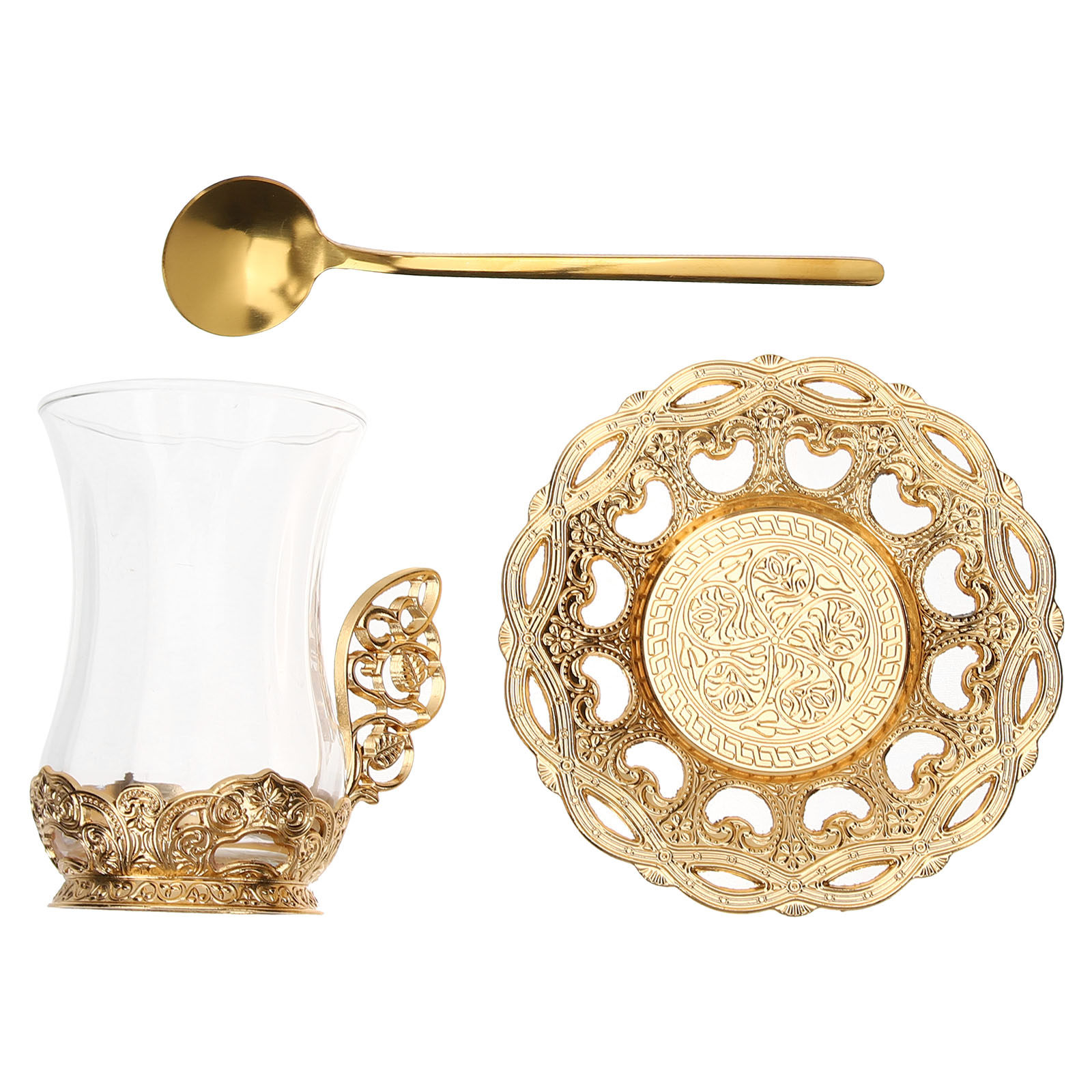 1Set Glazen Koffiekopjesset Pr - Coffee Tea Spoon recensie en prijs